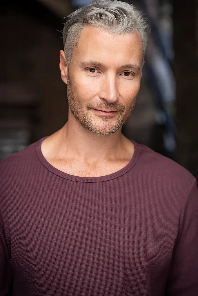 Headshot of actor Garth Holcombe above his testimonial of Voice Director & Acting Coach Jack Starkey-Gill.